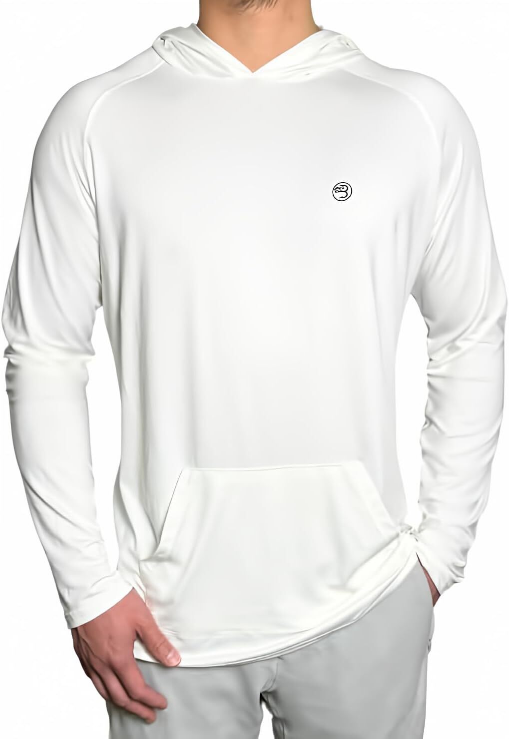 Men&rsquo;s Hooded Sun Shirt UPF 50+ Long Sleeve Fishing Shirt SPF Rash Guard