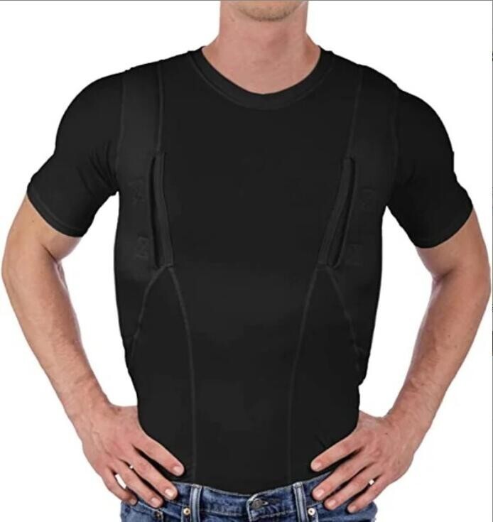 Explosive Man&rsquo;s T-shirt Concealed Hidden Holster Tactical Invisible Carry Tops