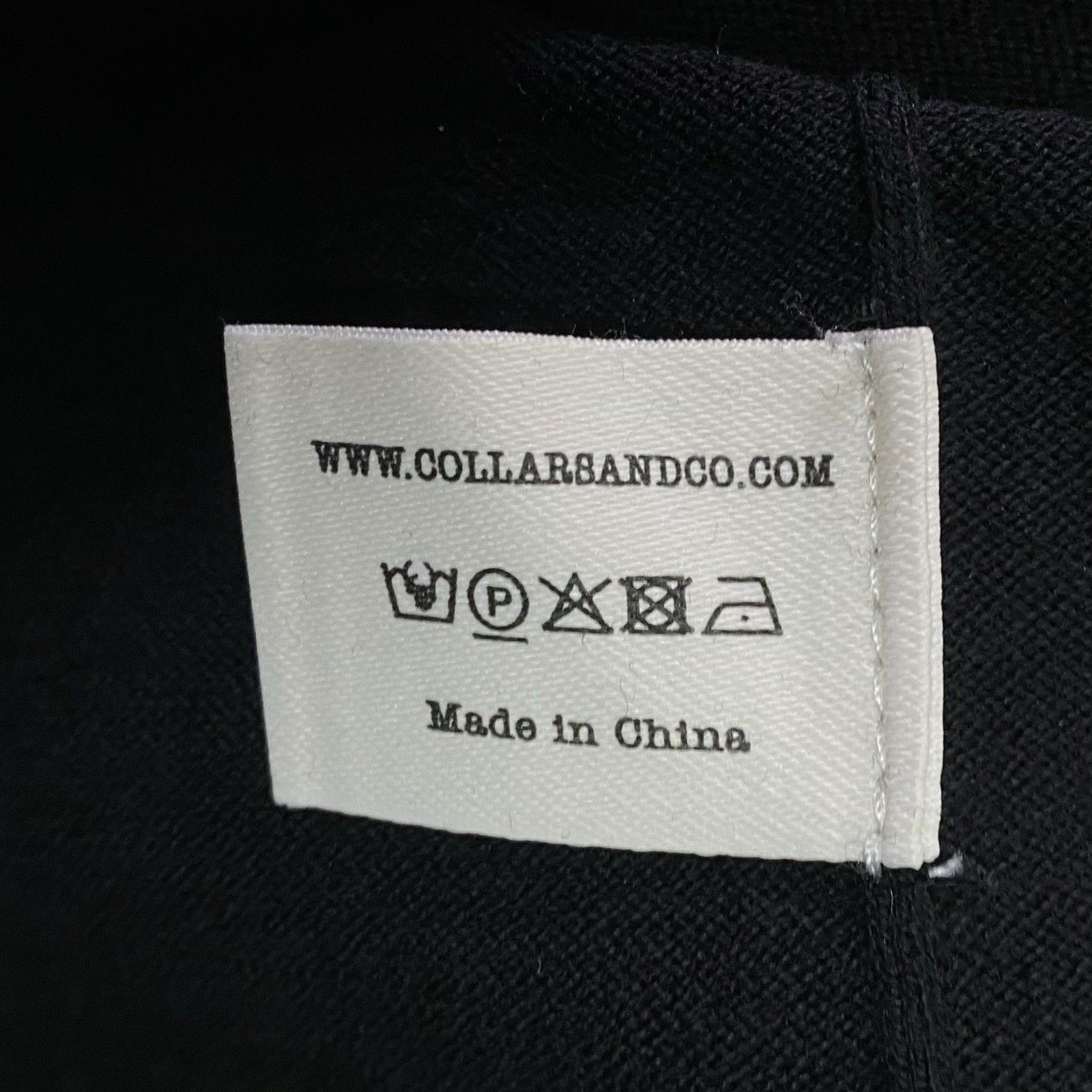 Collars & Co T-Shirt Mens S Black Cotton Silk Quiet Luxury Touch Lucca Tee NWT
