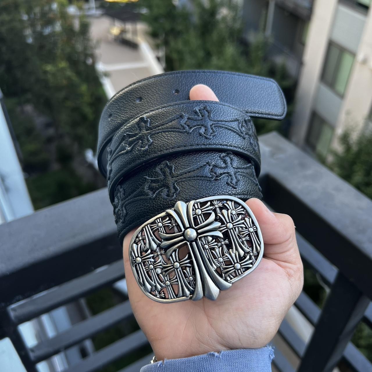Dope black belt With multicoross Buckle