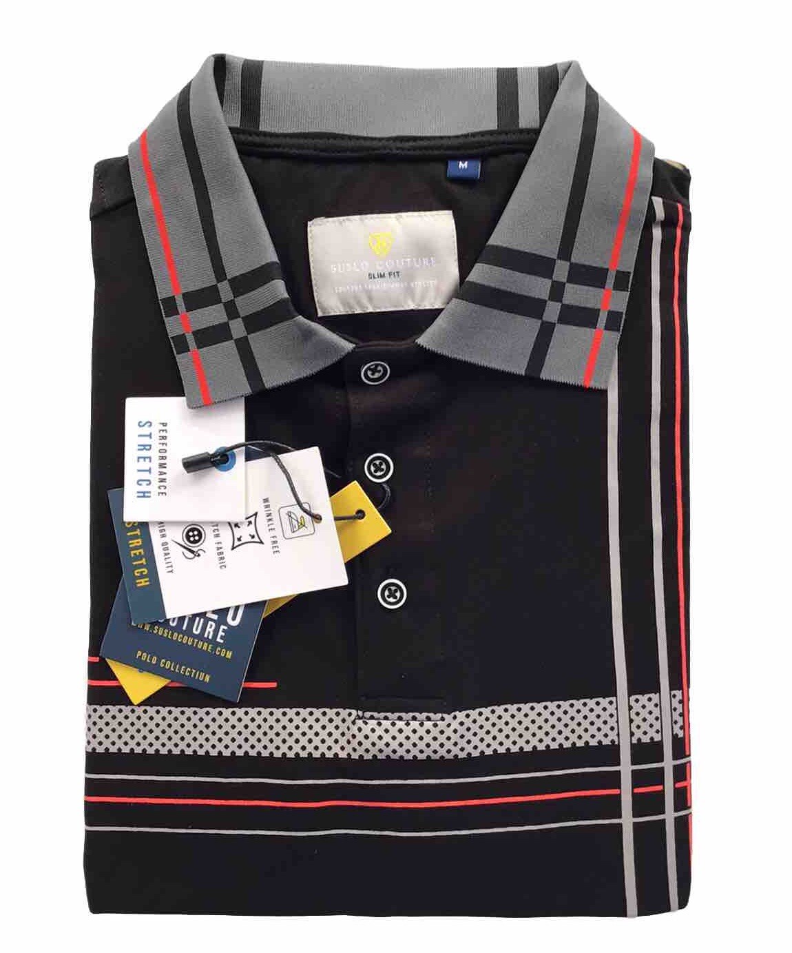 Men&rsquo;s Luxurious Polo Shirt,Italian Style,Stretch M to 4XL.…A5.A