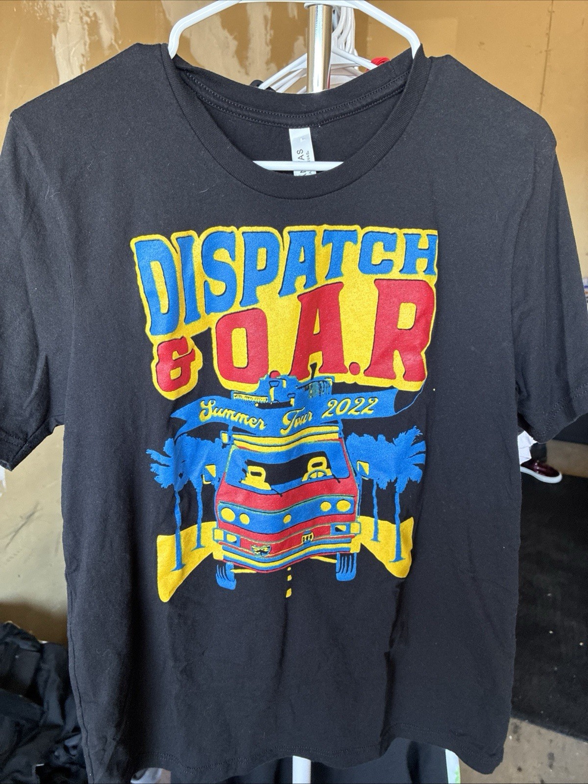 Dispatch & O.A.R Summer Tour 2022 Size Large T-Shirt Black Music Concert