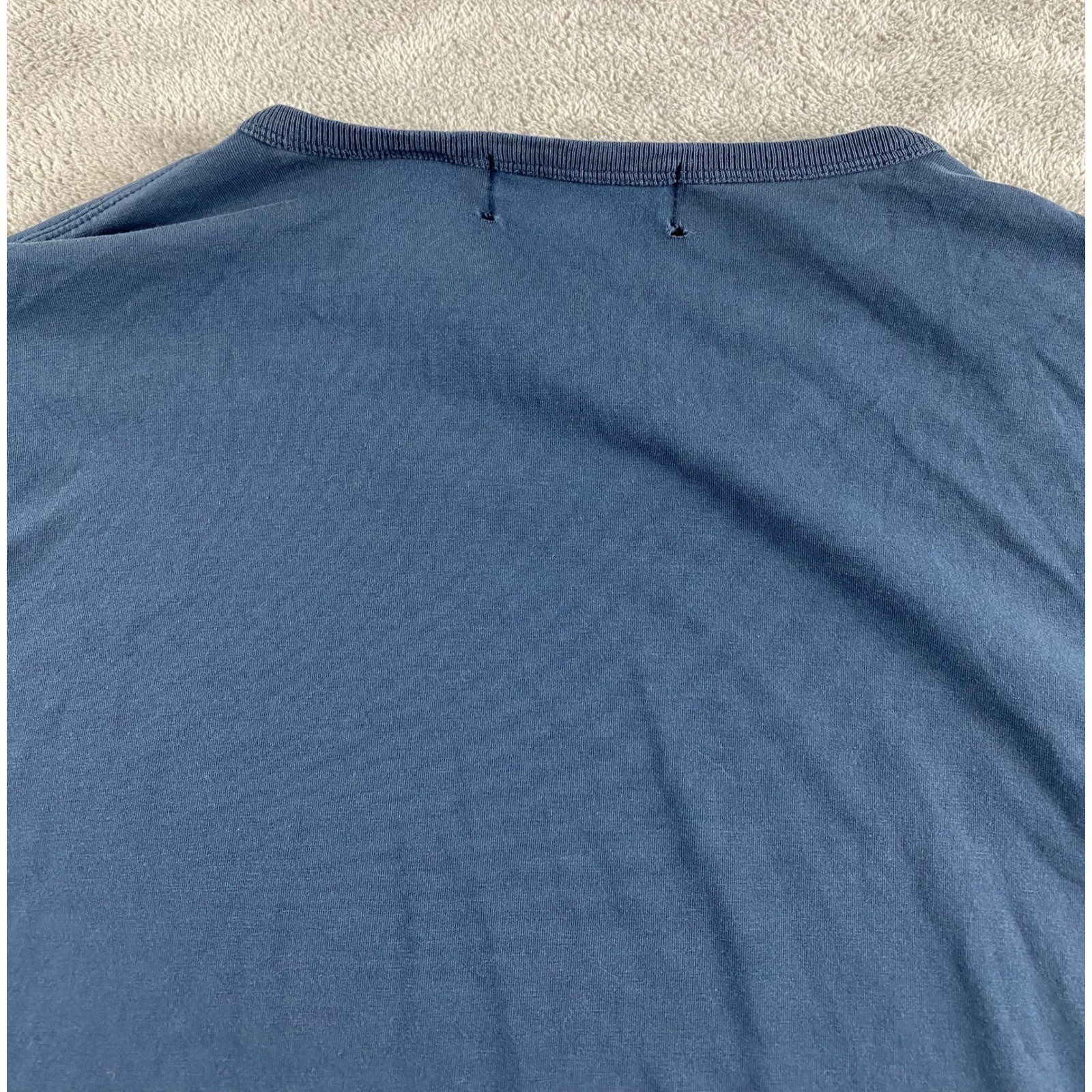 Croft & Barrow Mens Blue Short Sleeve Crew Neck Cotton Stretch T-Shirt XL