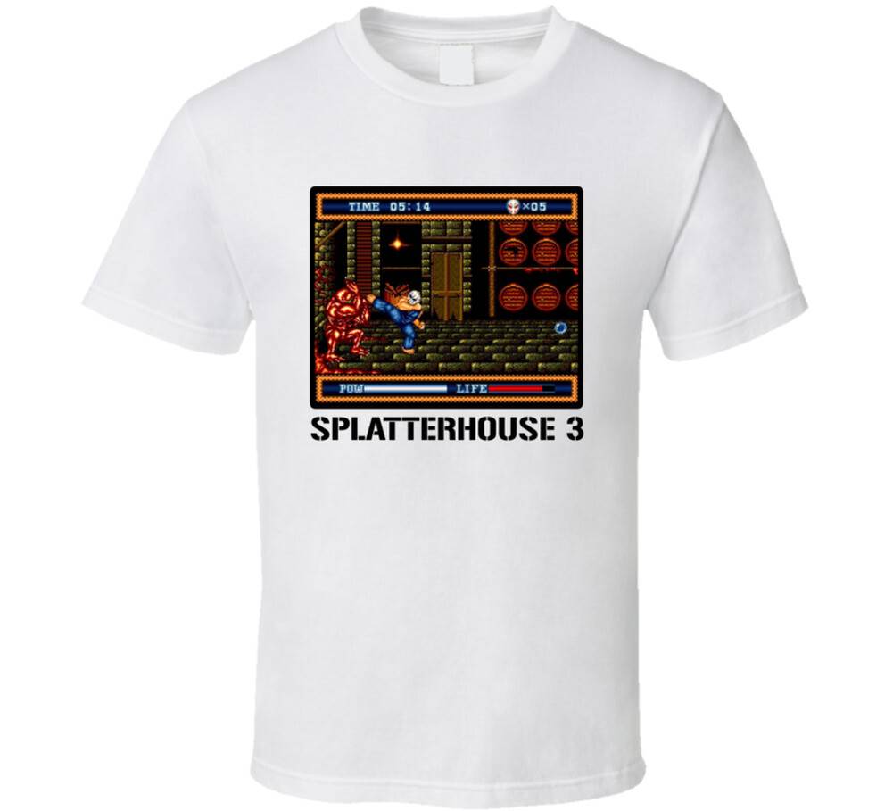 Splatterhouse 3 Video Game Classic Retro Fan T Shirt