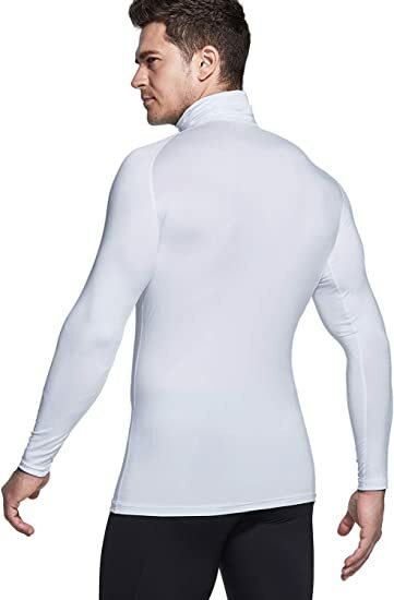 Men&rsquo;s Thermal Long Sleeve Compression Shirts Turtleneck Winter Base Layer Top US