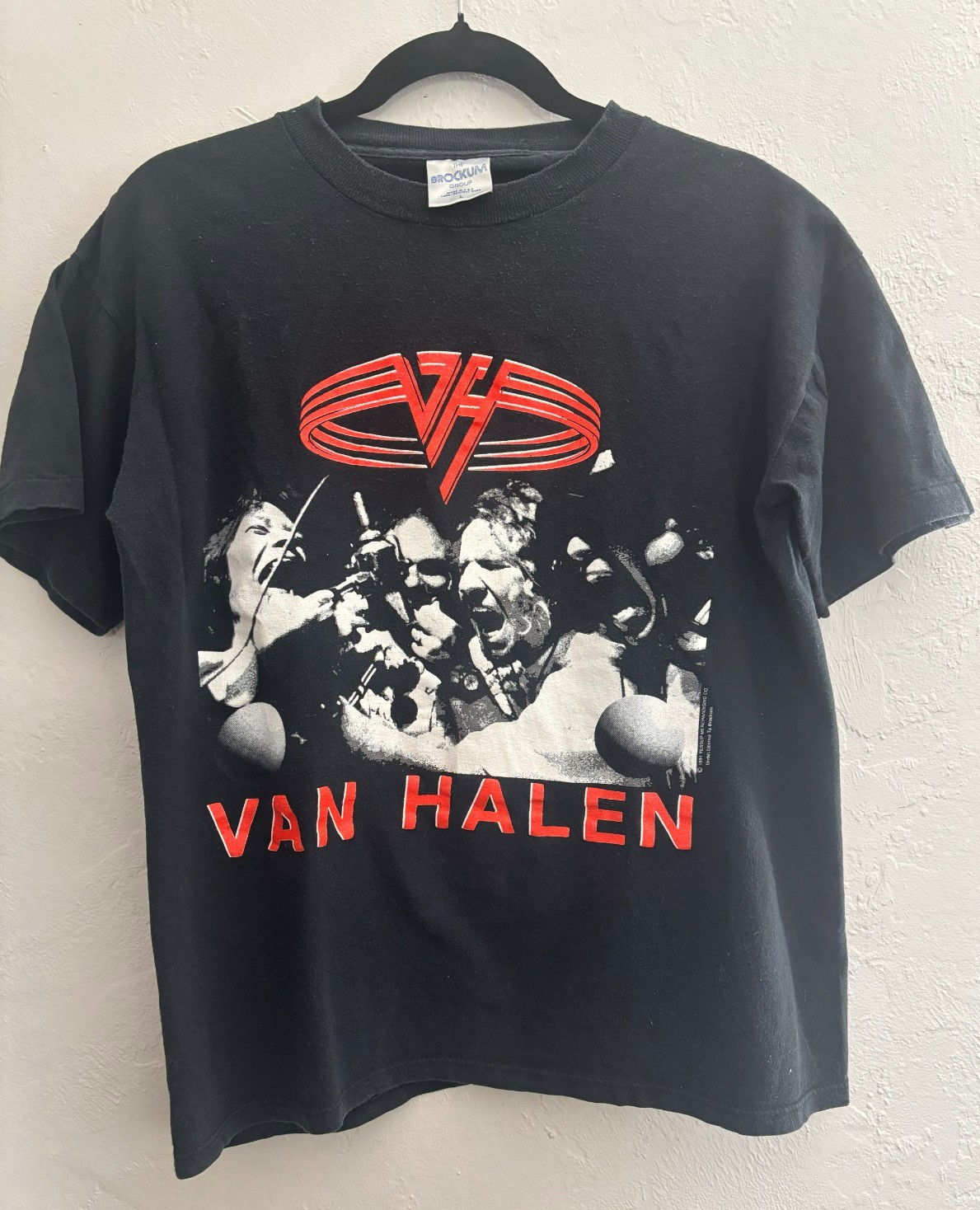 VINTAGE 90s Van Halen 1991 F**Kin Live and Uncensored Tour Single Stitch SZ L