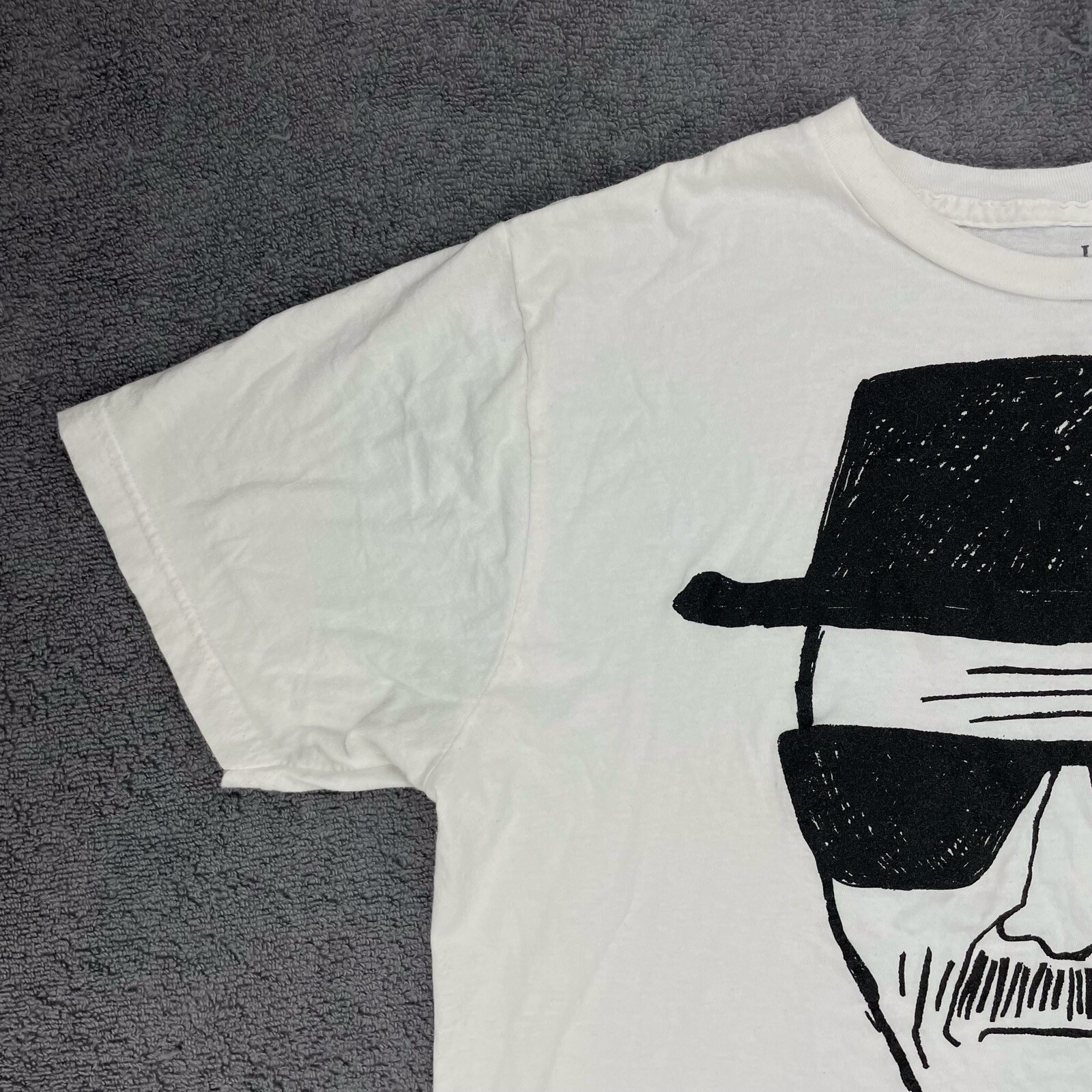 2014 Breaking Bad Heisenberg T Shirt XL Licensed Br 35 Ba 56 Walter WHITE Sketch