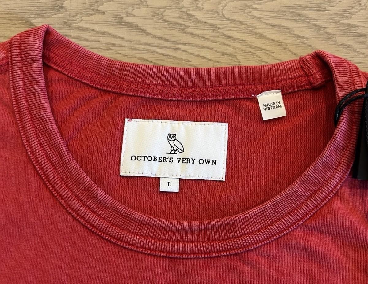 OVO October’s Very Own Red Owl Logo Short Sleeve TShirt Men’s Size Large NWT
