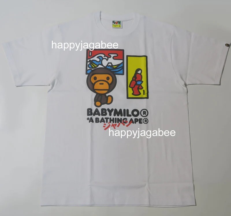 A BATHING APE Men&rsquo;s JAPAN ART BABY MILO TEE ( Japan Limited ) 2M22110011