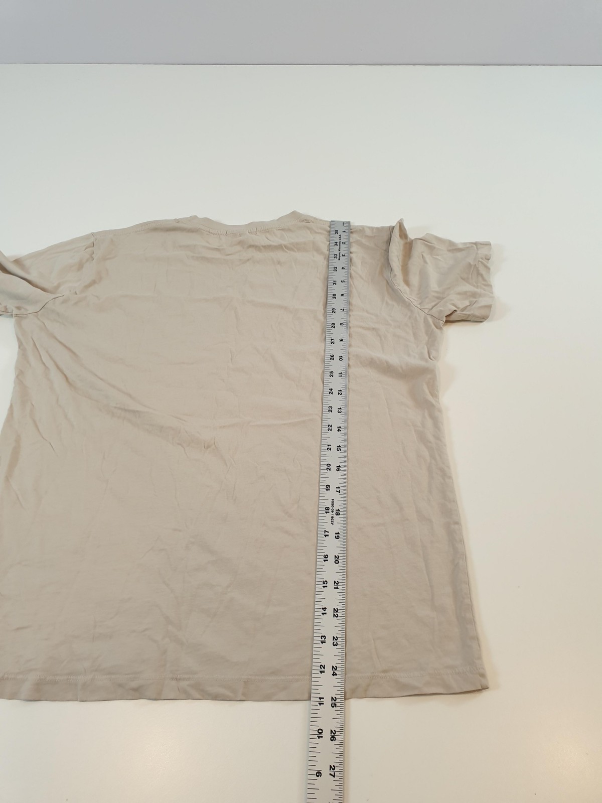 Gustin Heather Light Brown Short Sleeve Soft T-Shirt Men’s Size L Large