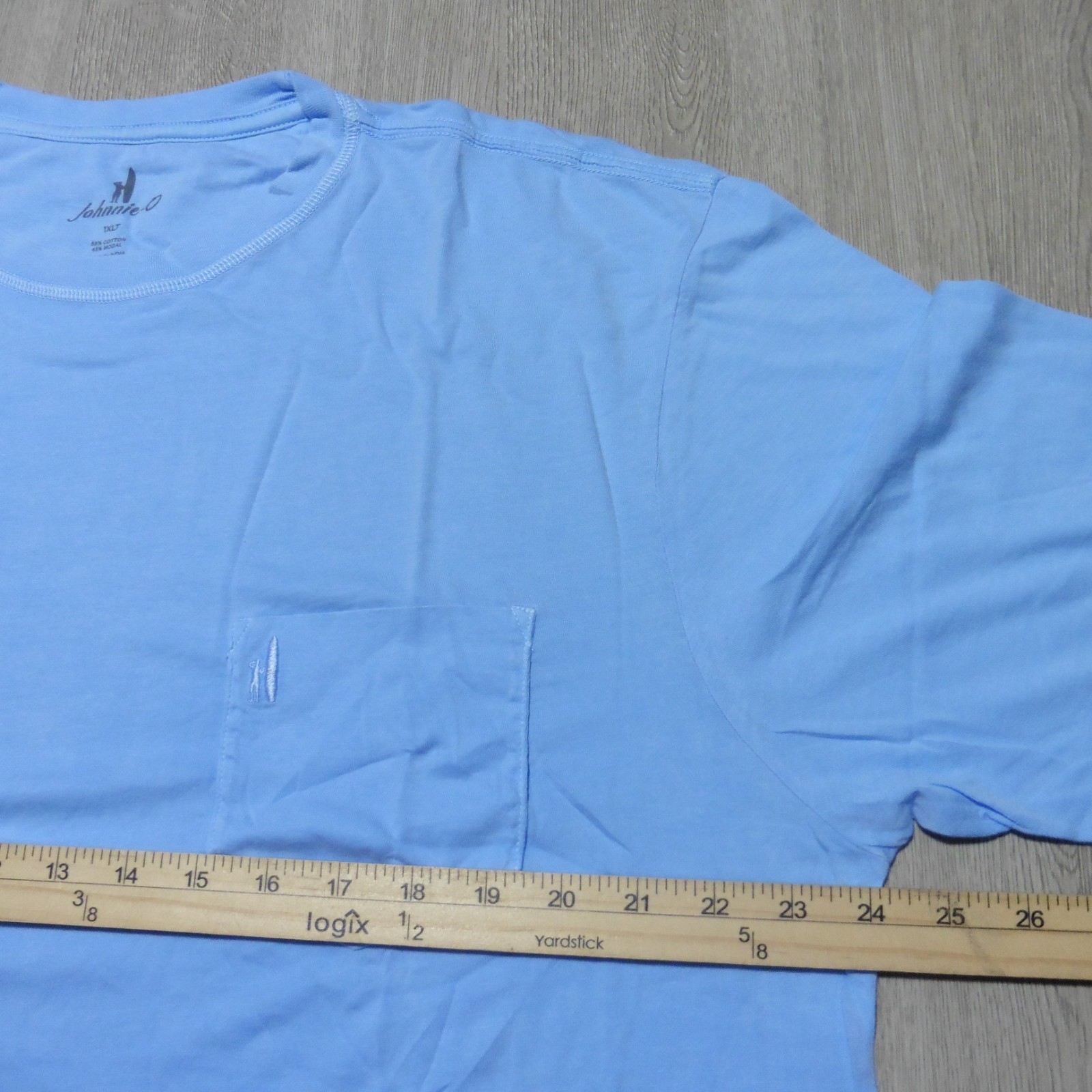 JOHNNIE O Mens 1XLT XL BIG & TALL T SHIRT DALE 2.0 MALIBLU SHORTSLEEVE GOLF XLT