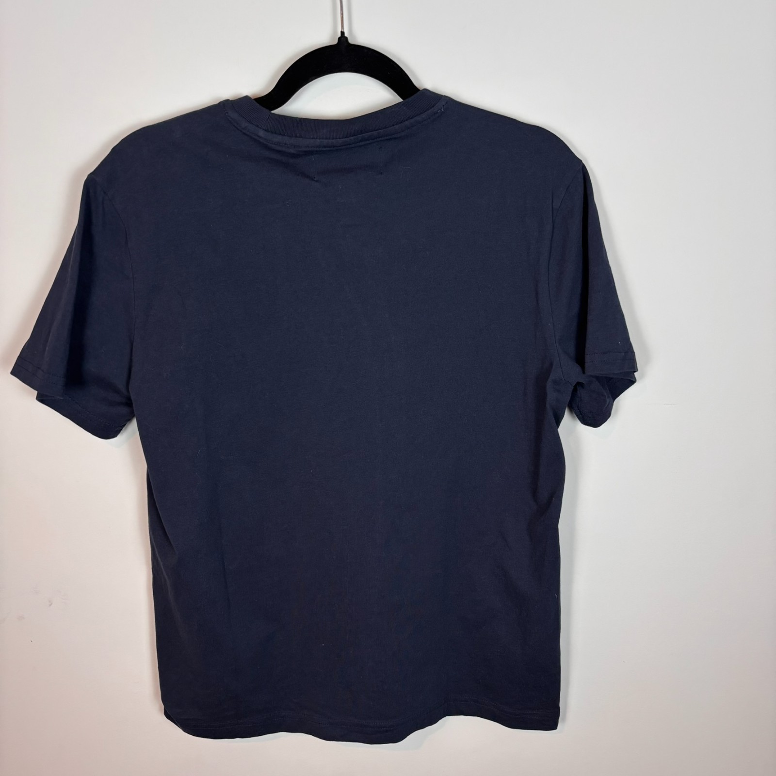 Original Penguin Mens Jersey Earl Tape Tipped Tee Navy Blue Small Classic Preppy