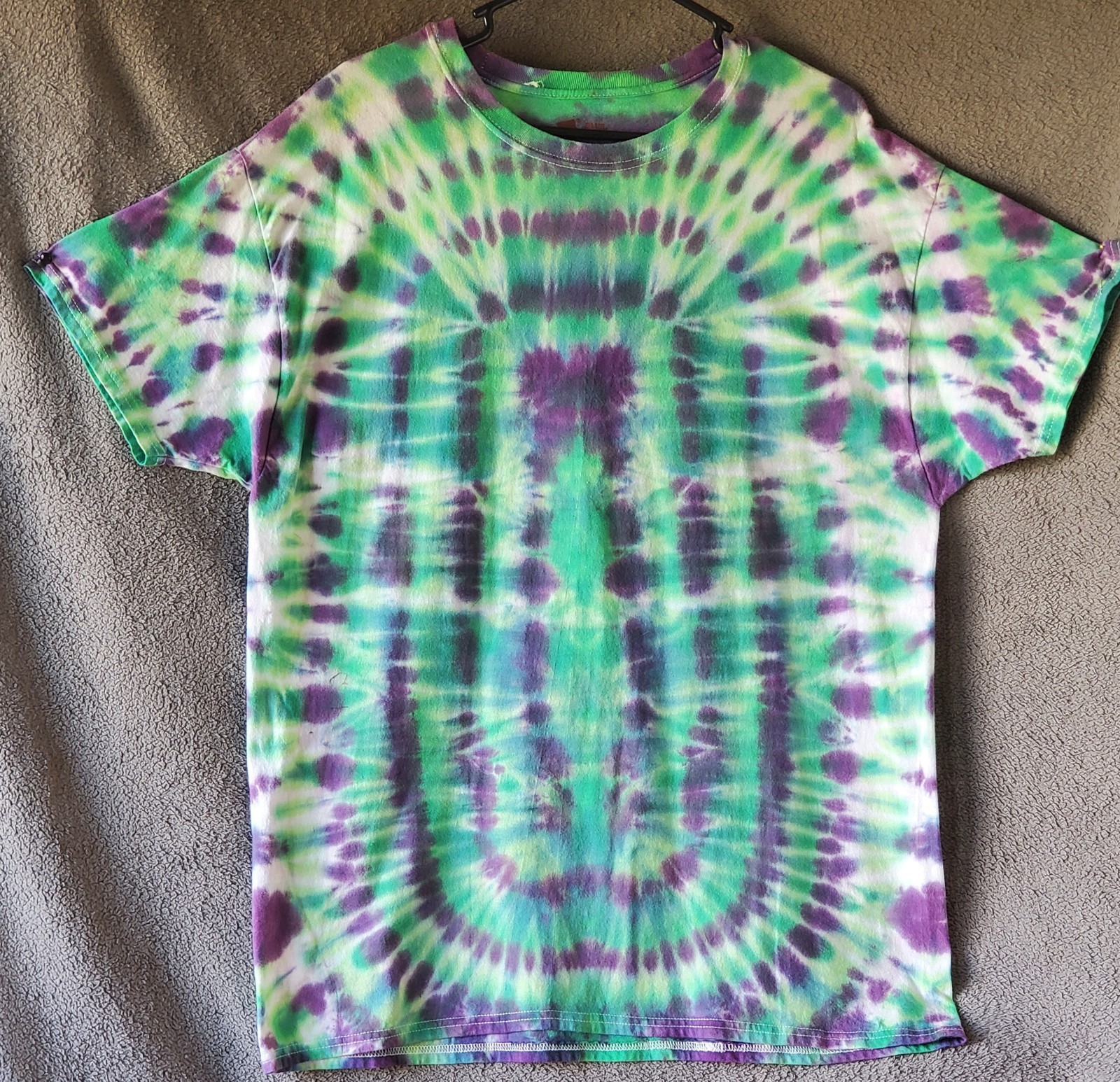 HANES SIZE X-LARGE 100% Cotton Tye Dyed Shirt Pre-washed WON&rsquo;T FADE VERY SOFT
