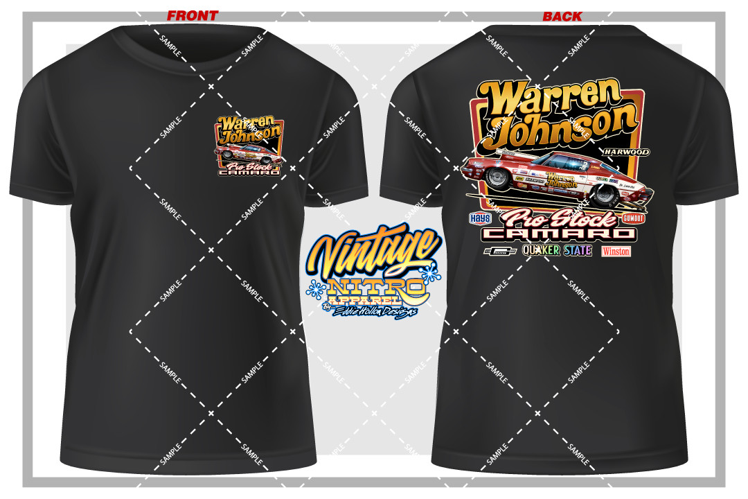 Warren Johnson&rsquo;s 1974 Camaro Pro Stock (332) T-Shirt