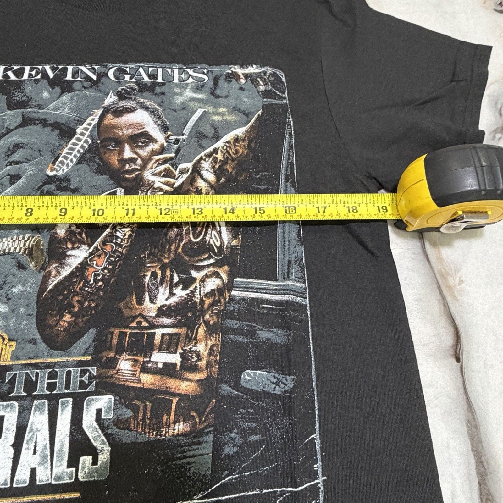 Kevin Gates Only The Generals Tour 2023 Shirt Black Graphic Tee Men’s Size M EUC