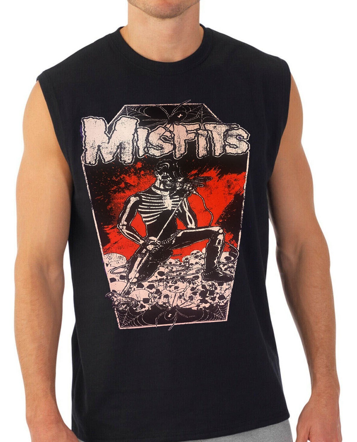 MISFITS SINGER PUNK ROCK Band Muscle Shirt (multi colors)