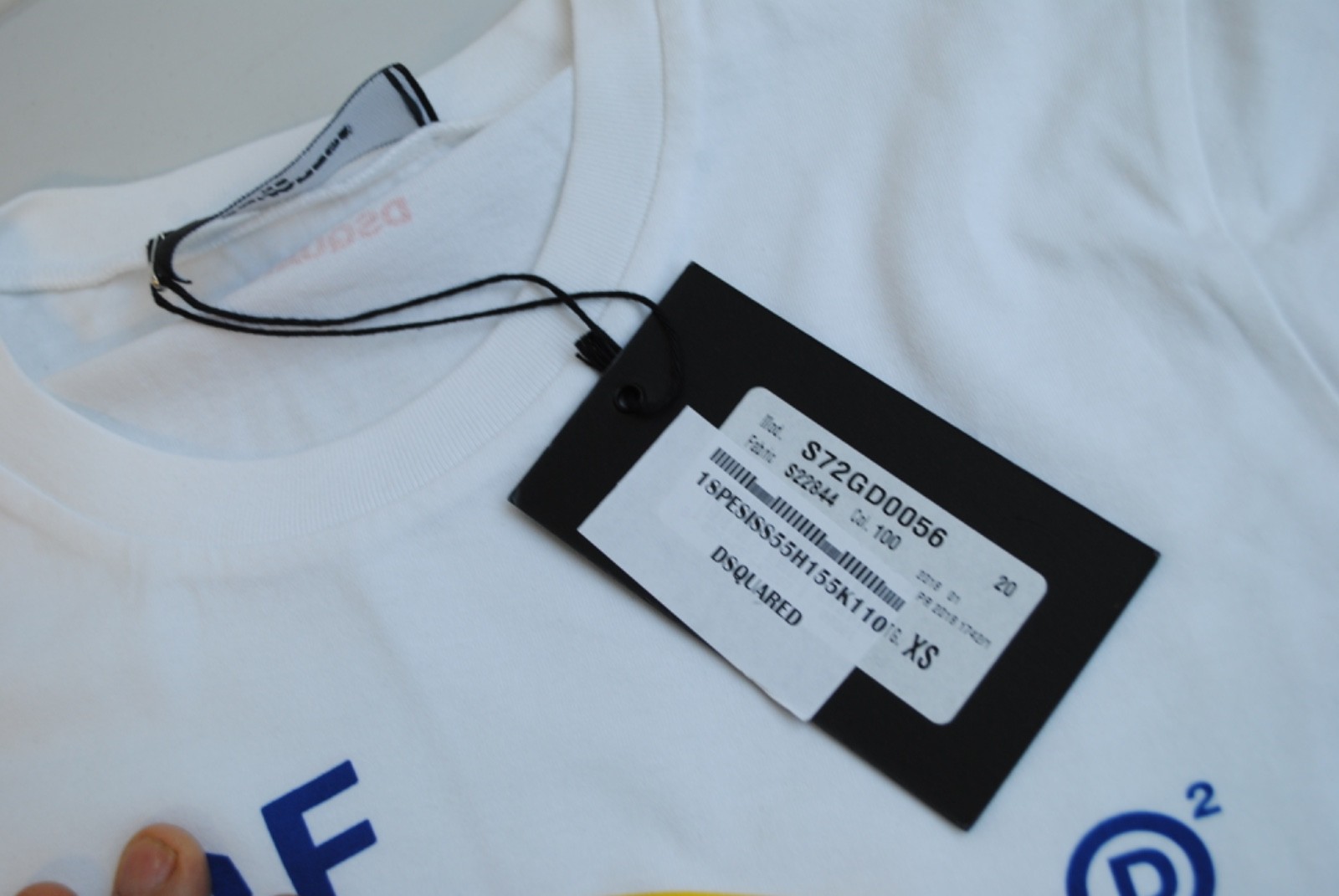 DSQUARED2 SHIRT M/M COTTON ELAST. 230.00 SZ XS-44 A1 CARD