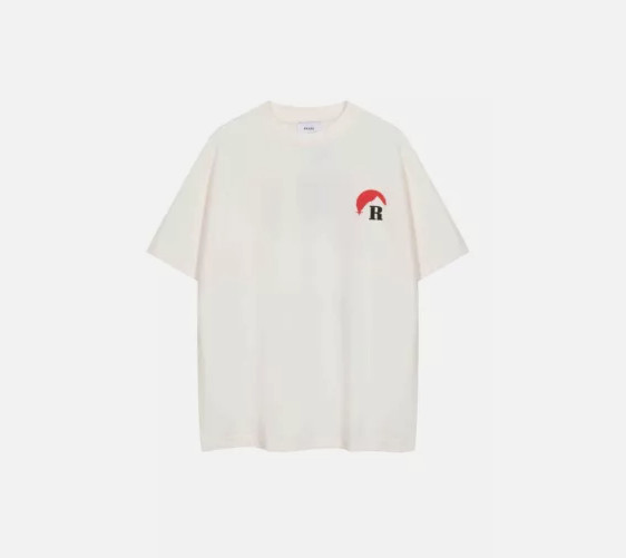 NEW Men Women RHUDE High Quality Loose Leisure Cotton Short Sleeve T-Shirt S-XL