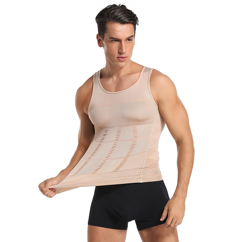 FAJAS Men Body Slimming Tummy Shaper Belly Underwear Shapewear Waist Girdle Vest