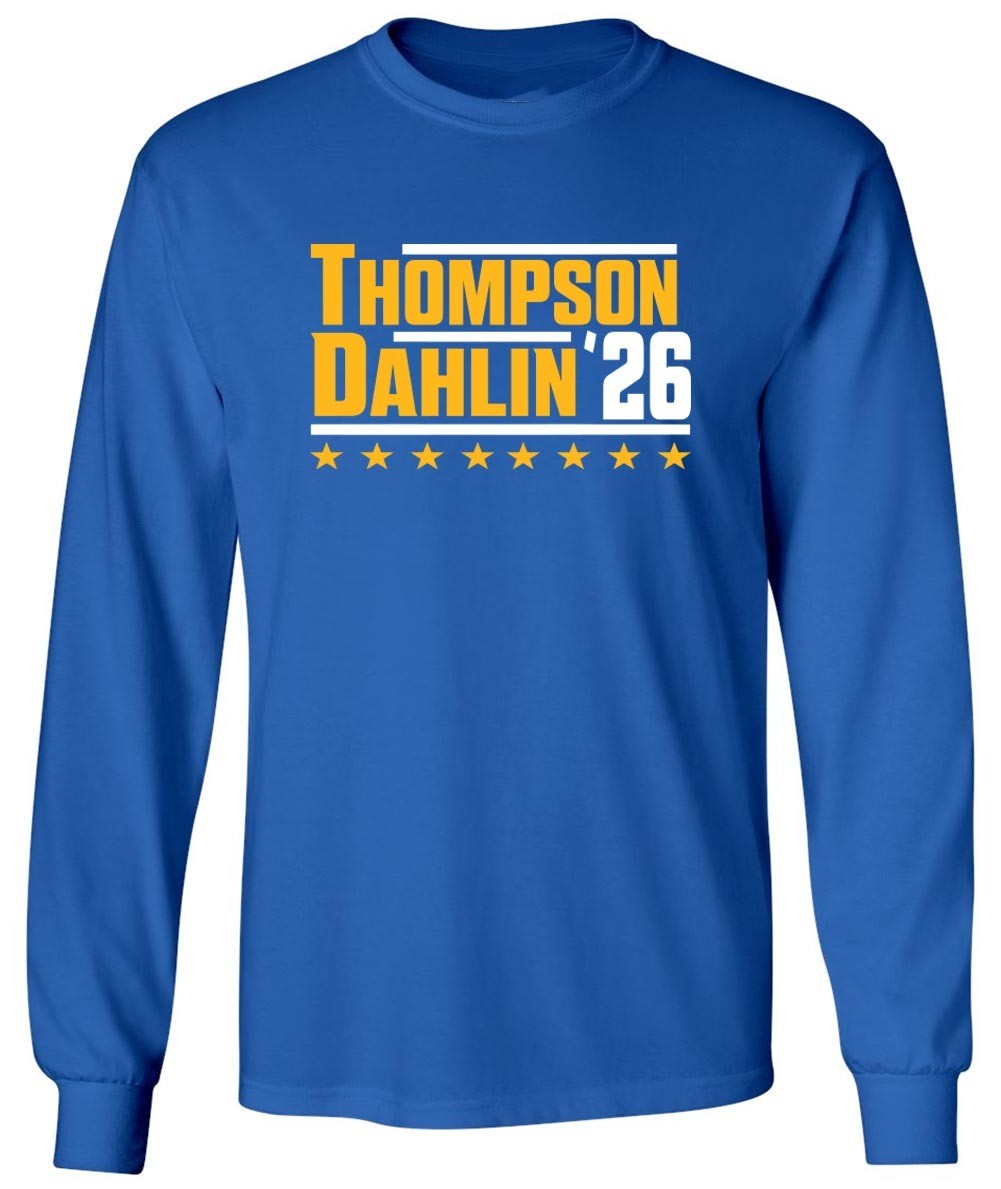 Tage Thompson Rasmus Dahlin Sabres long Sleeve T-Shirt Youth Small