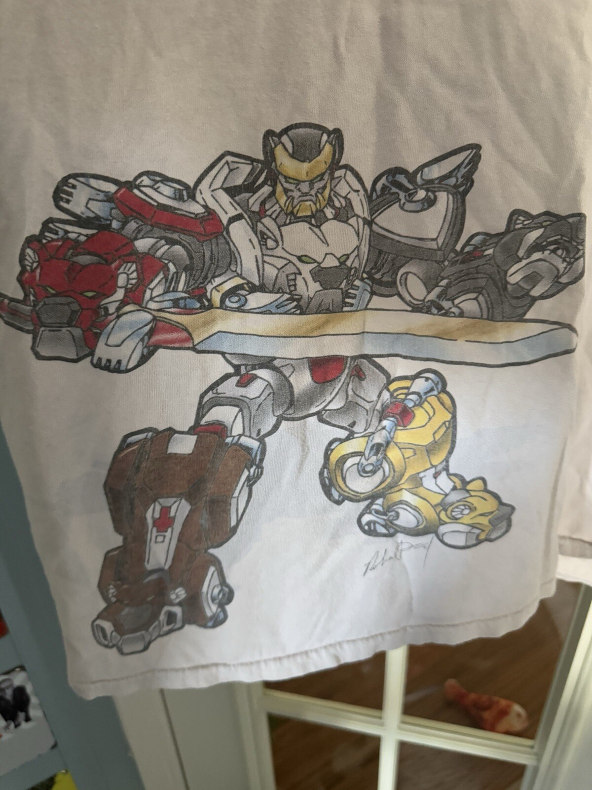 GROWL Wear Transformer Cream Sz 5XL Gay Bear Fetish Circuit T Shirt