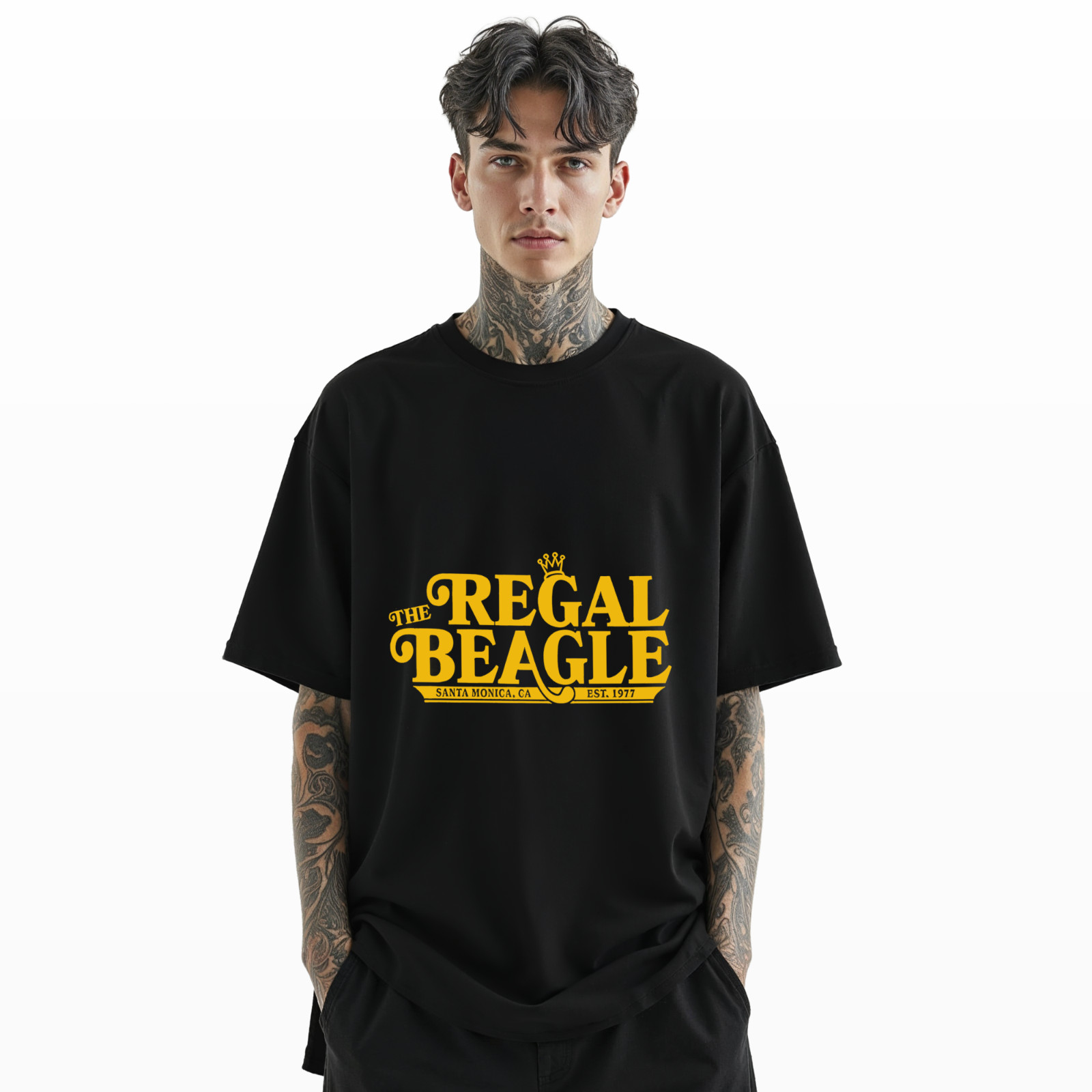 The Regal Beagle Retro T-Shirt – Vintage Santa Monica California Bar Tee A471