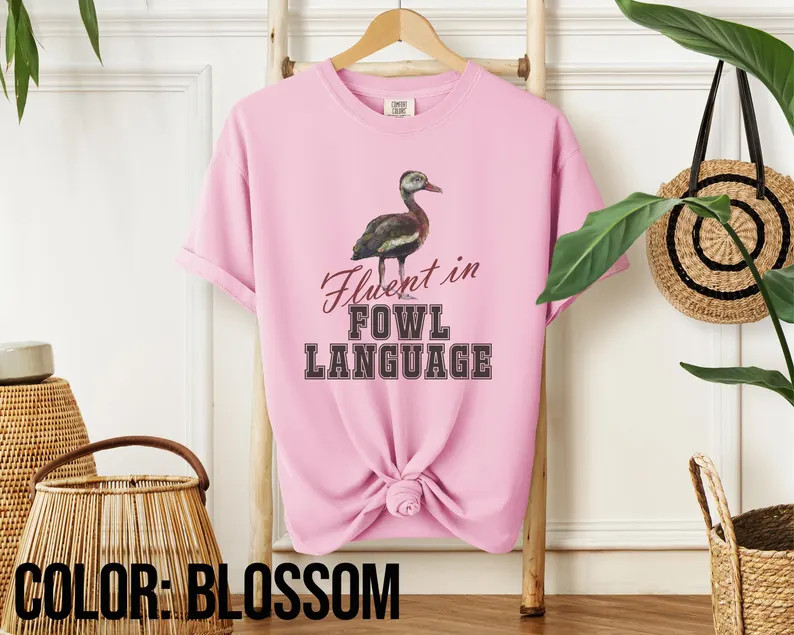 Black Bellied Whistling Duck Fluent In Comfort Tee Bird Wildlife Top