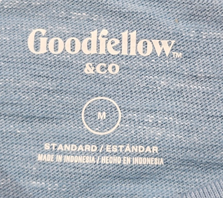 Goodfellow & Co. blue t-shirt men/teens size Medium NWT