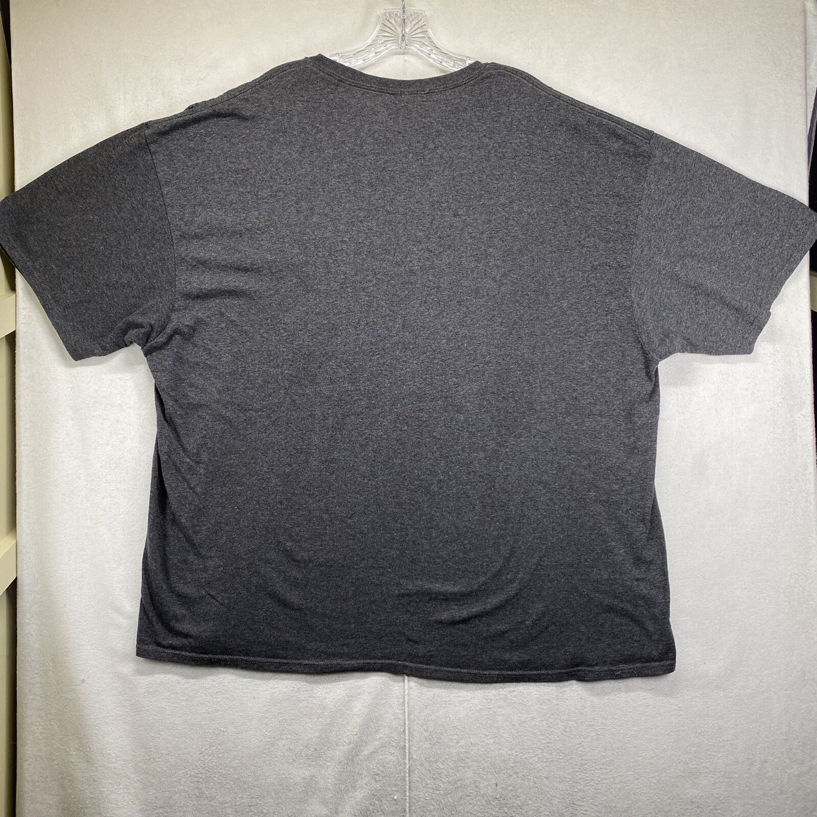 Vintage Skull Poker Gambler Shirt Macabre Gothic Top Hat Gray 3XL