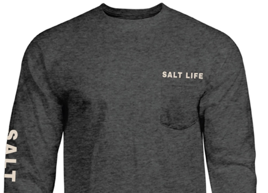 Mens Salt Life Aquatic Journey Graphic Pocket Long Sleeve T-Shirt – Large – NWOT