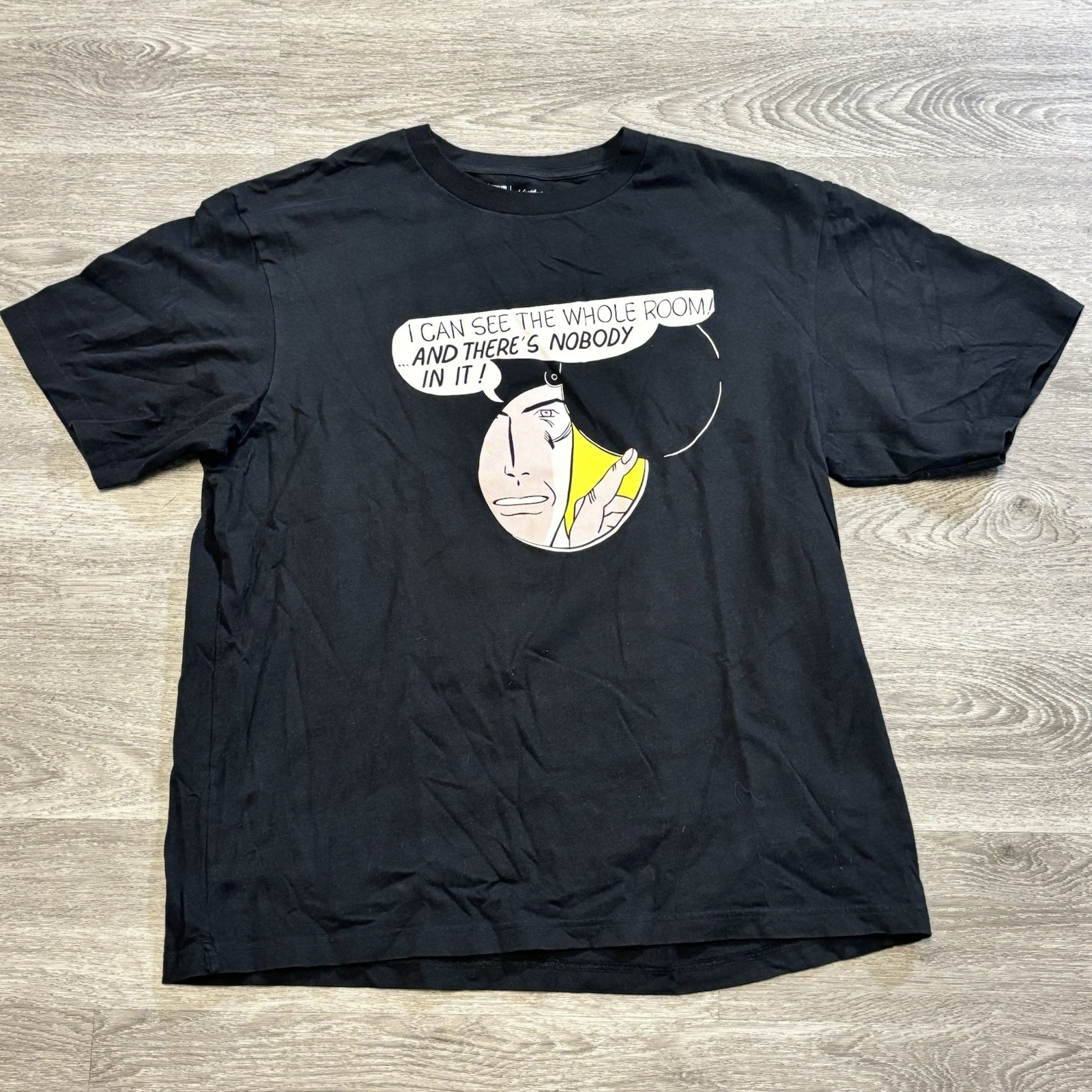 Roy Lichtenstein X Uniqlo I Can See The Whole Room Shirt Sz XL