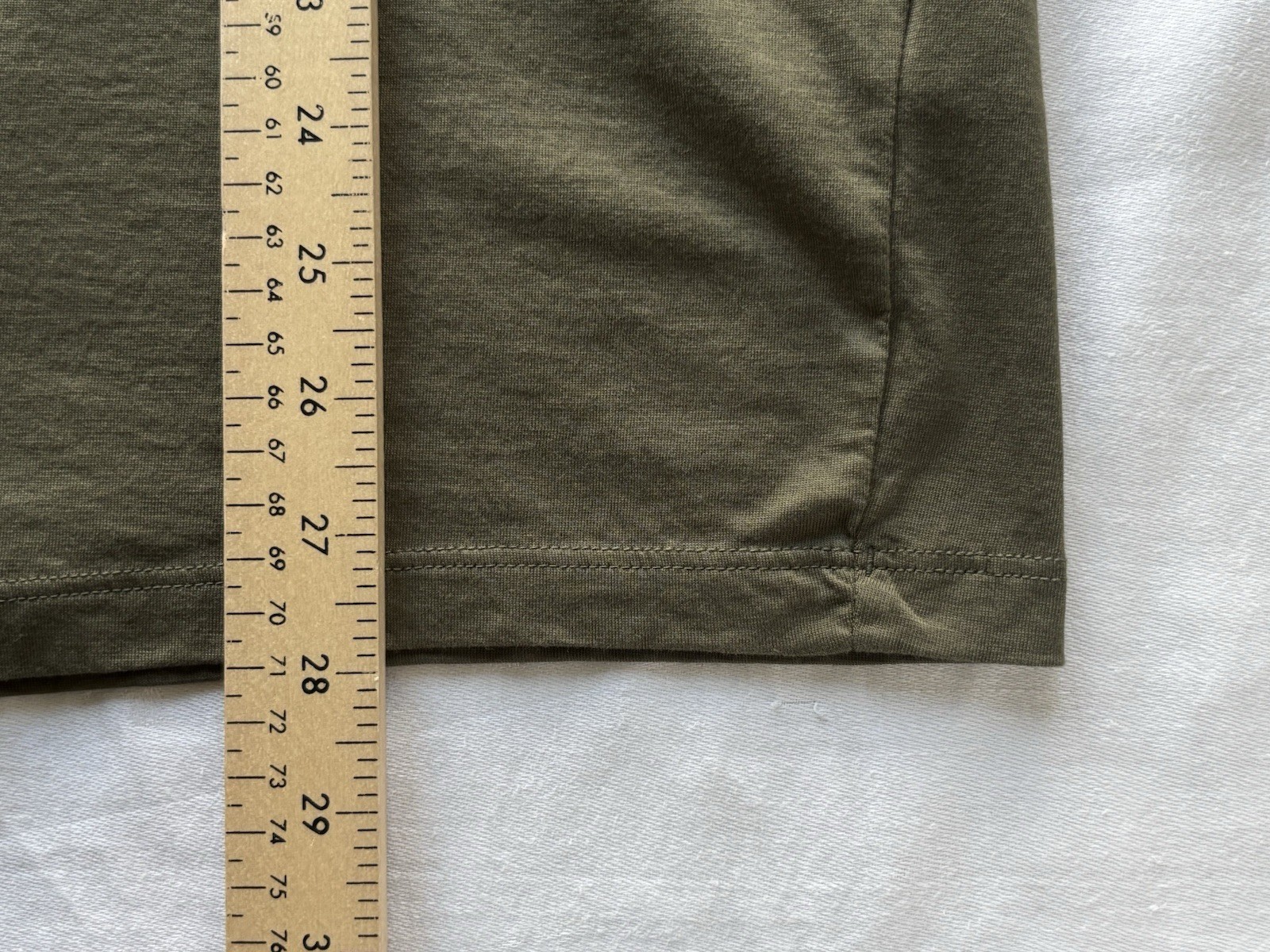 Quince Men&rsquo;s 100% Pima Cotton Luxe Touch Tee Shirt Olive Green Quiet Luxury