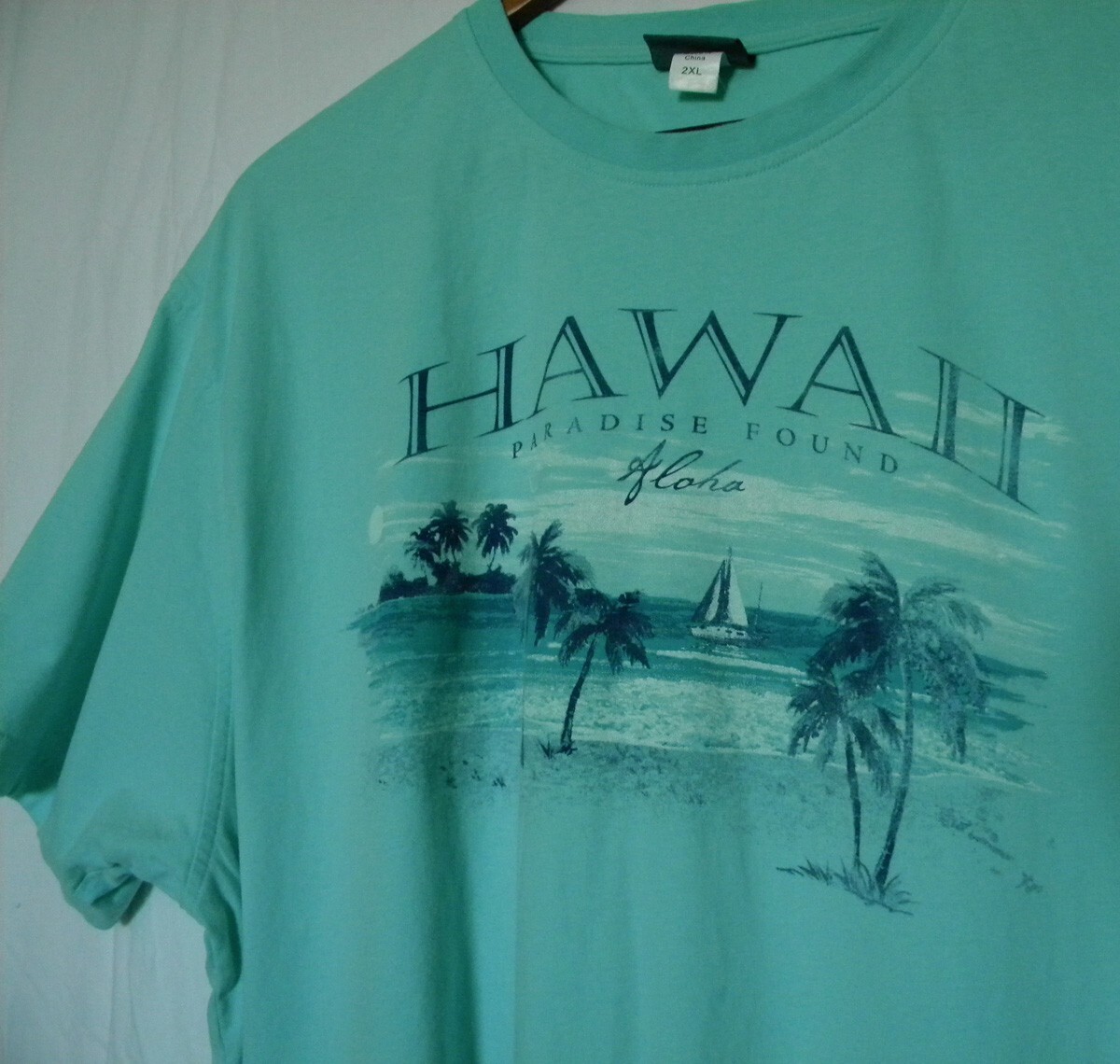 E.M.I Sportwear ( Quality SOFT Fabric ) T-shirt size 2XL in PASTEL BLUE color