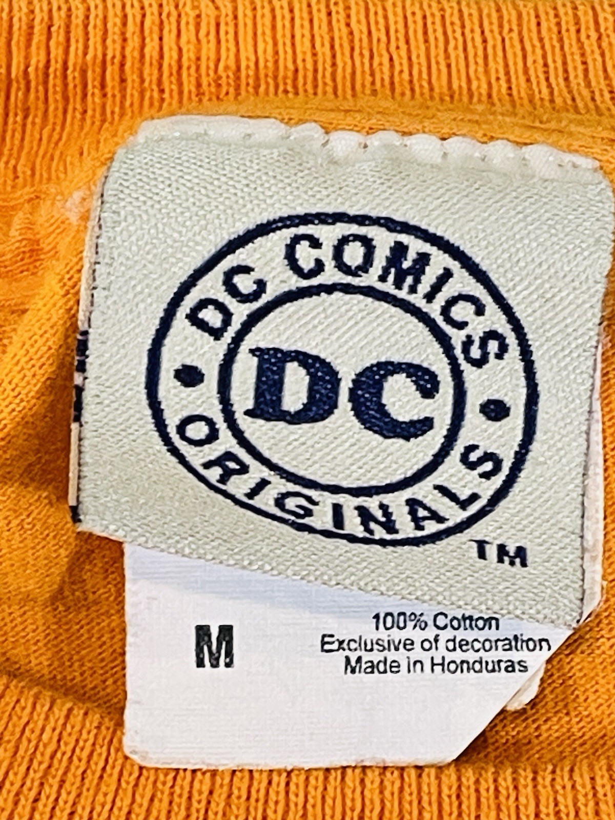 DC Comics Retro Aquaman T Shirt Adult Medium Orange Tee Superhero DCU