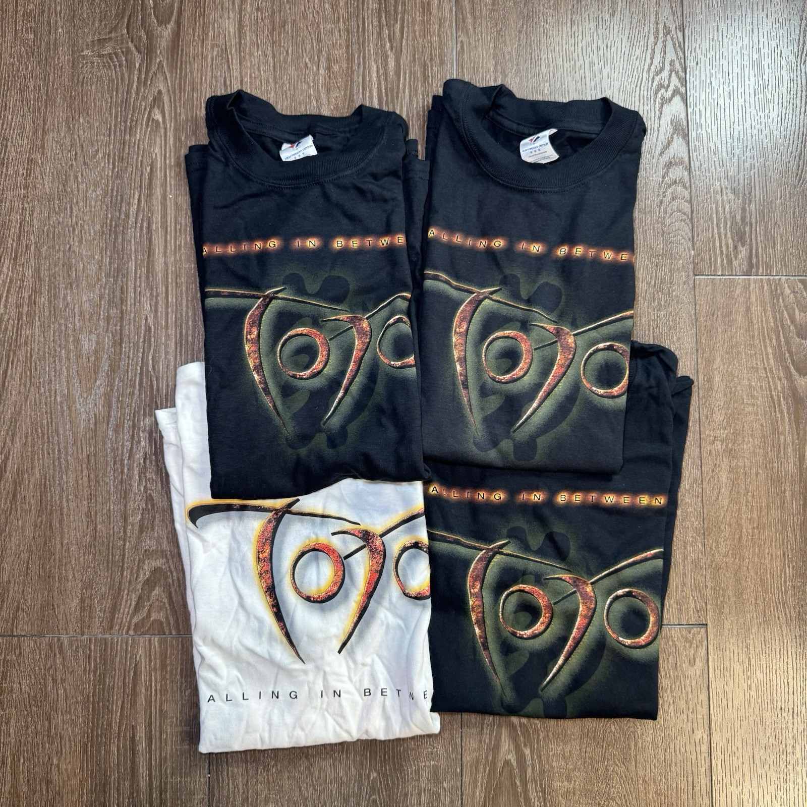 2006 TOTO “Falling In Between” Vintage Band Tee Bundle Of 4 Jerzees/Gildan