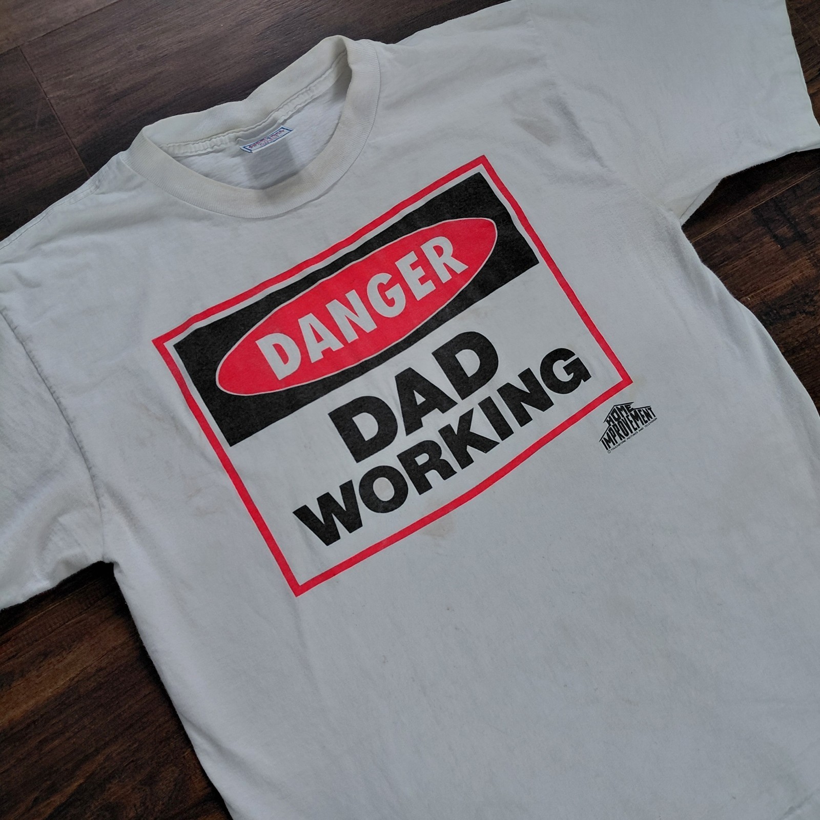 Vintage Home Improvement T Shirt Tee Dad Working Size Large L Tim Allen Vtg