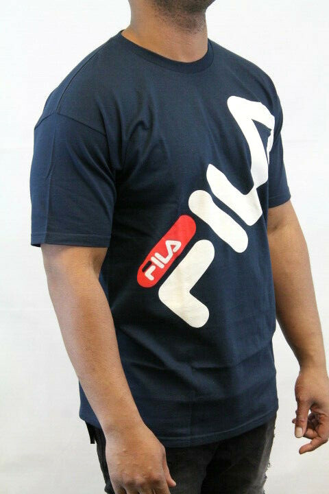 FILA MEN S/S MICAH T-SHIRT BLUE/WHITE/RED LM171S89