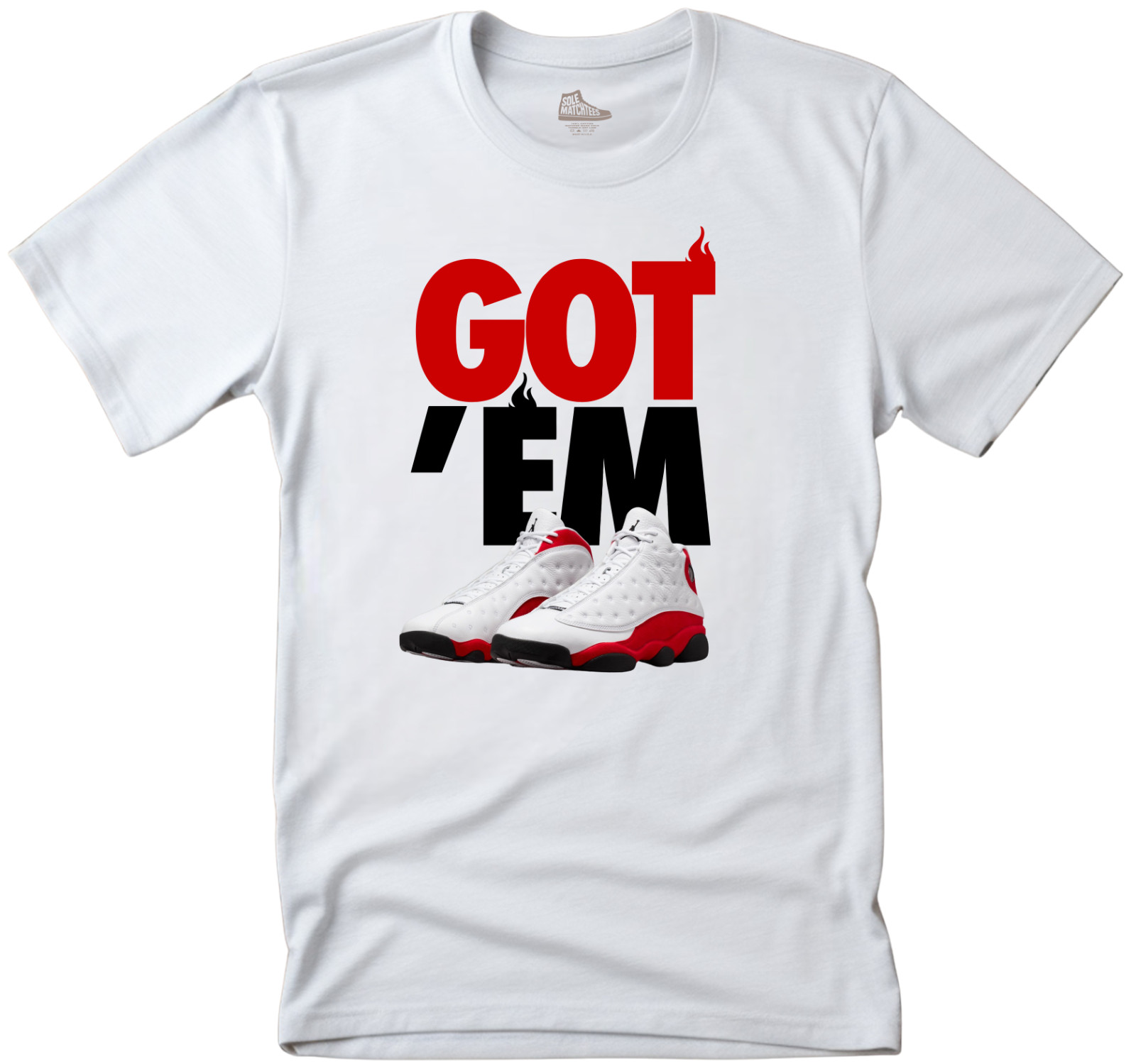 Shirt To Match Jordan 13 Chicago – GOT&rsquo;EM Unisex Sneaker Match Shirts