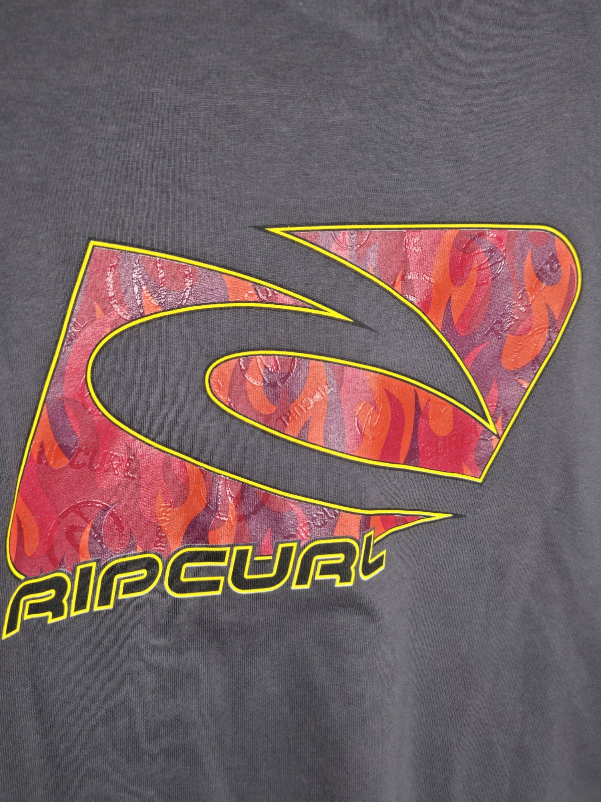 NWOT Vintage Y2K Rip Curl Gray Double Sided Shirt XL