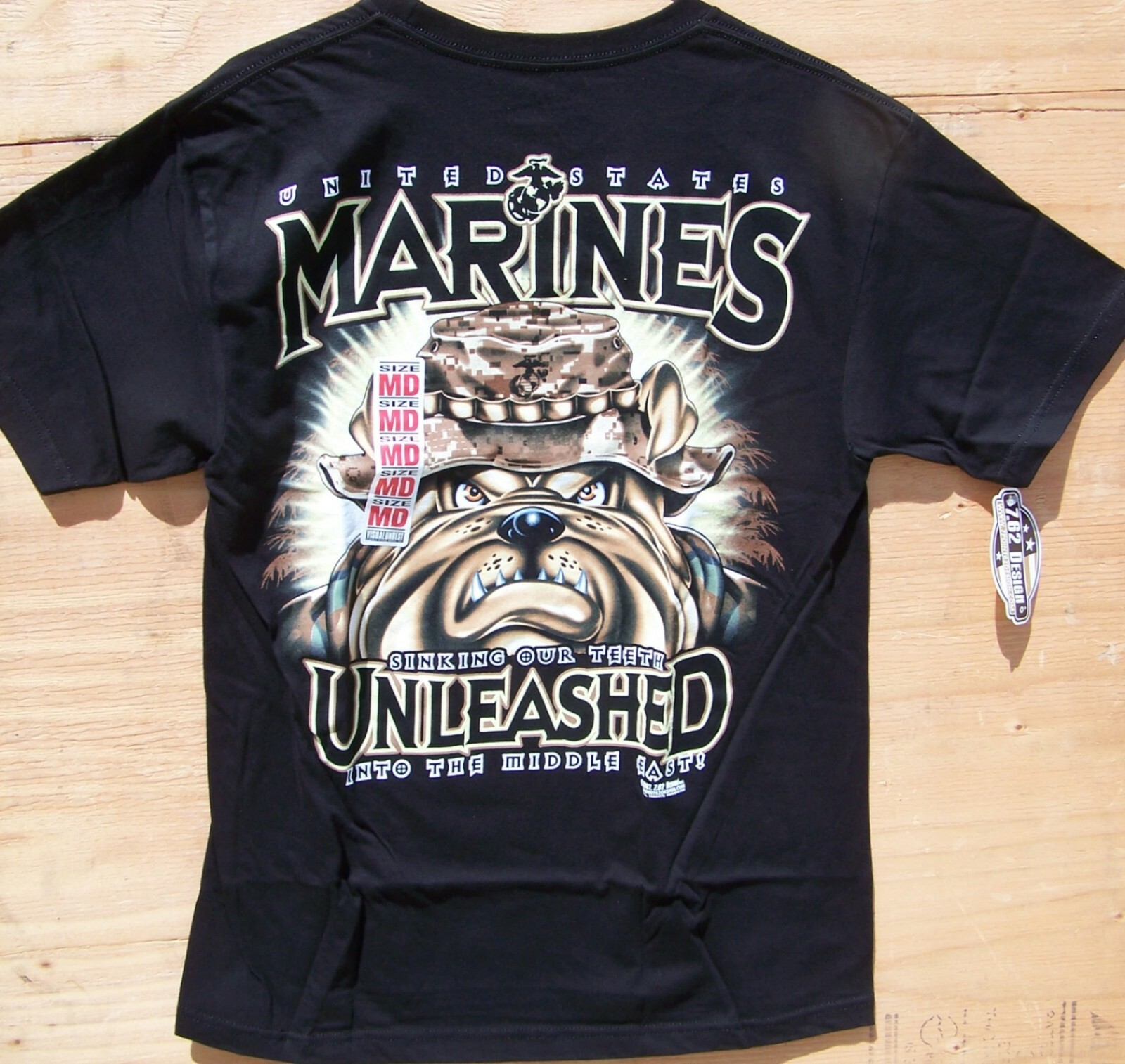 USMC Unleashed by 7.62 Design T-Shirt Black or Sand M L XL XXL – FREE Shipping