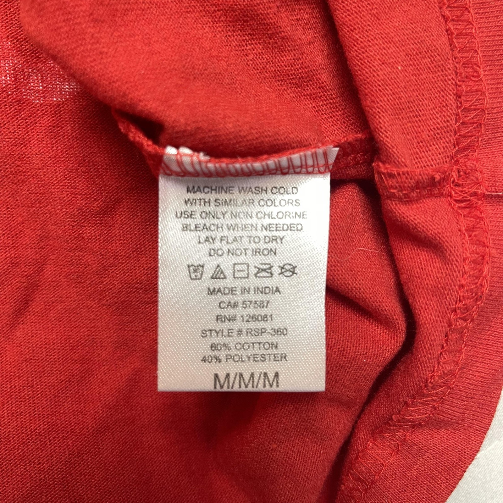 Scarface X Reason Shirt Mens Medium Red Tony Montana Double Sided Graphic