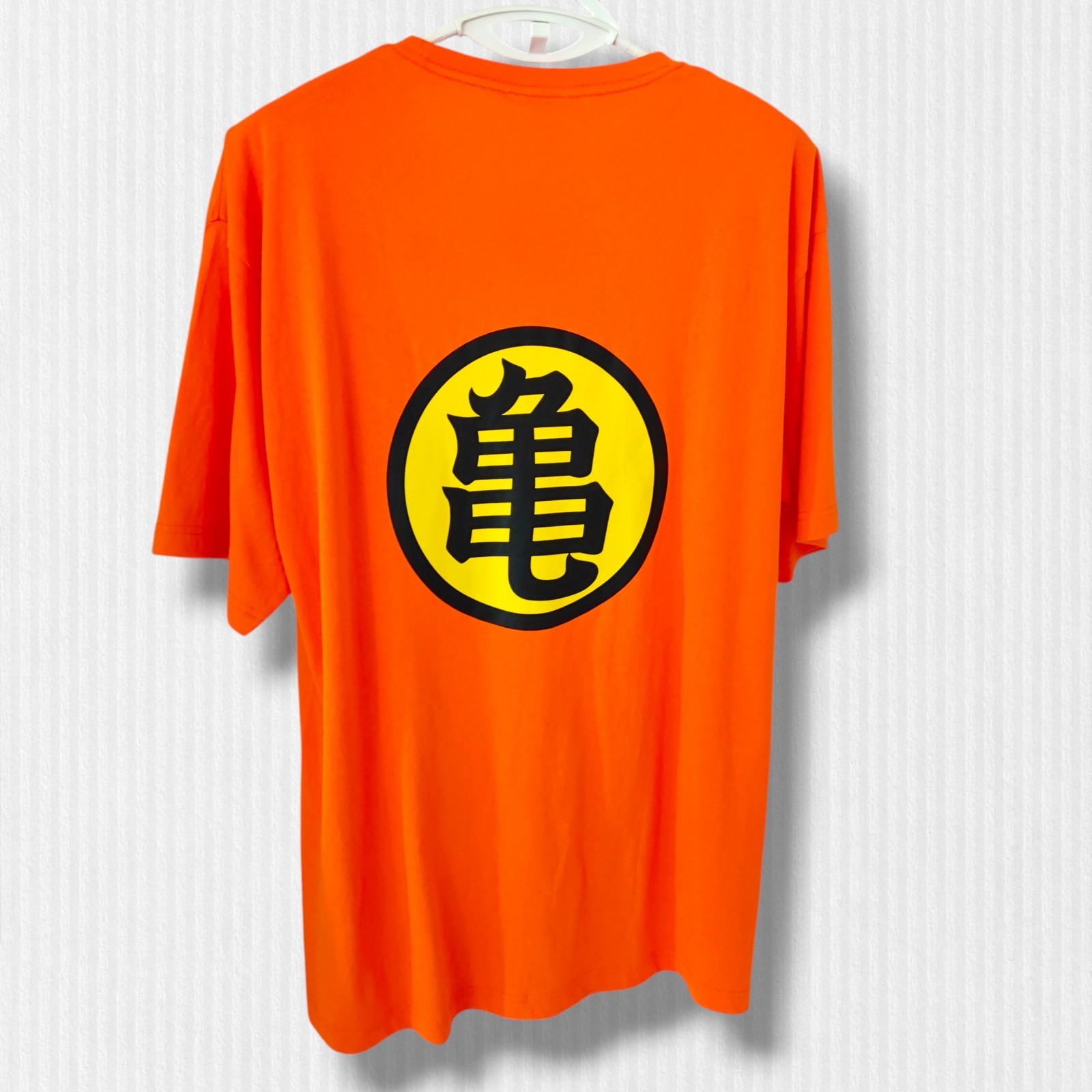 Dragon Ball Z Kame School Symbol T-Shirt Orange Gildan Heavy Cotton 5L Plus Size