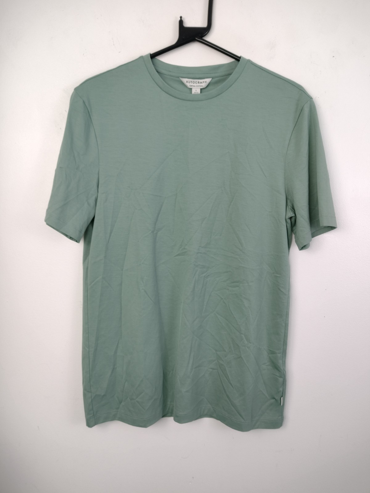 Autograph Men&rsquo;s 2 100% Supima Cotton T Shirts Size Small In Green & Blue New
