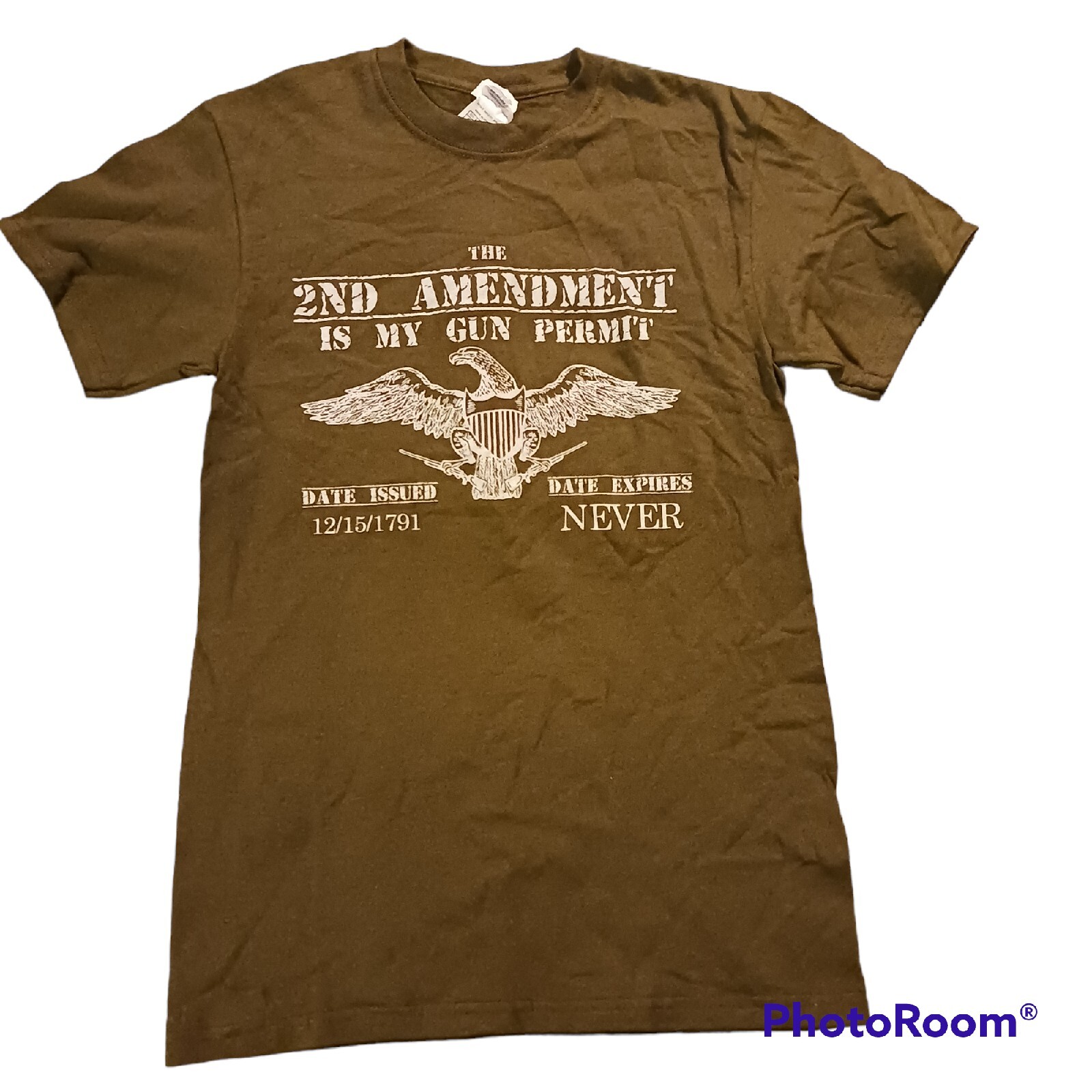 The 2nd Amendment Men&rsquo;s New Brown T-shirt