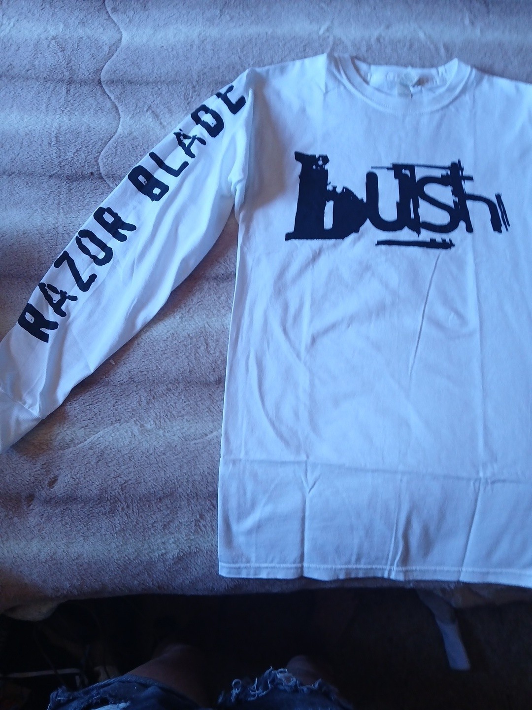Vintage,Bush Razorblade Suitcase Tour Band Long Sleeve Shirt, NEW, XXL