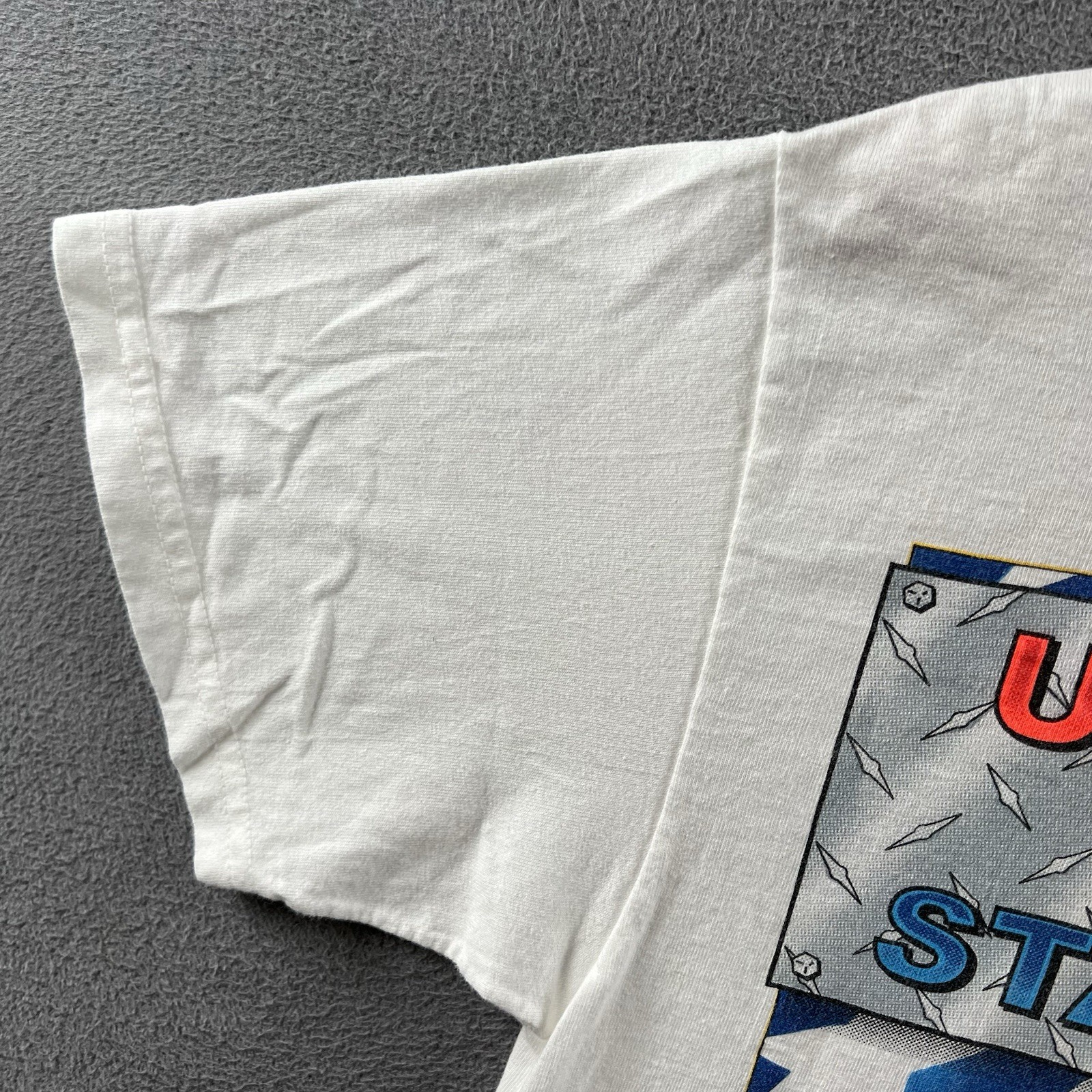 Vintage Racing Shirt Mens Medium White Penzoil Outlaws Screaming Eagle Flames