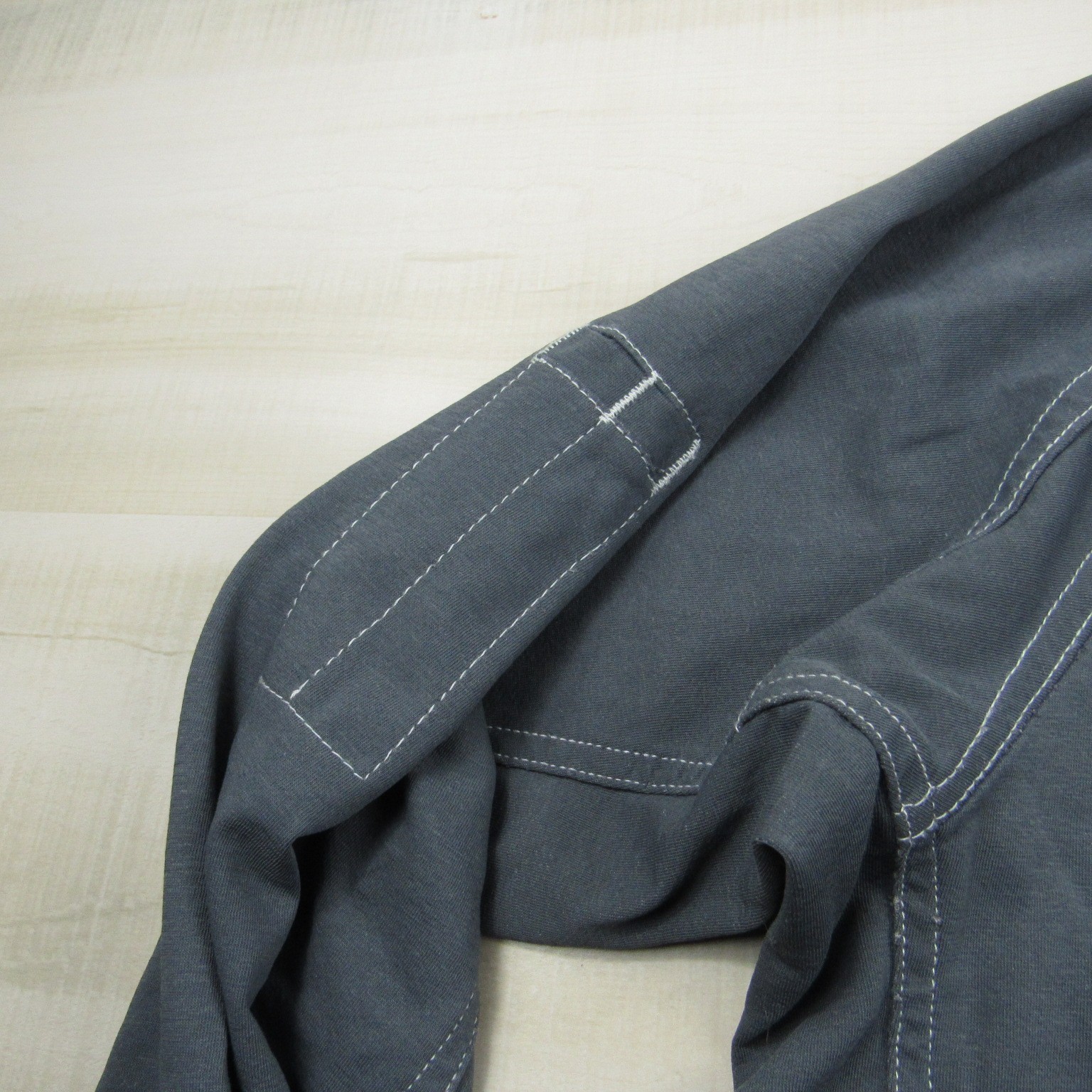 Bulwark Shirt Mens Large Gray Henley FR Fire Resistant IQ Westex Pocket Cat 2 A4