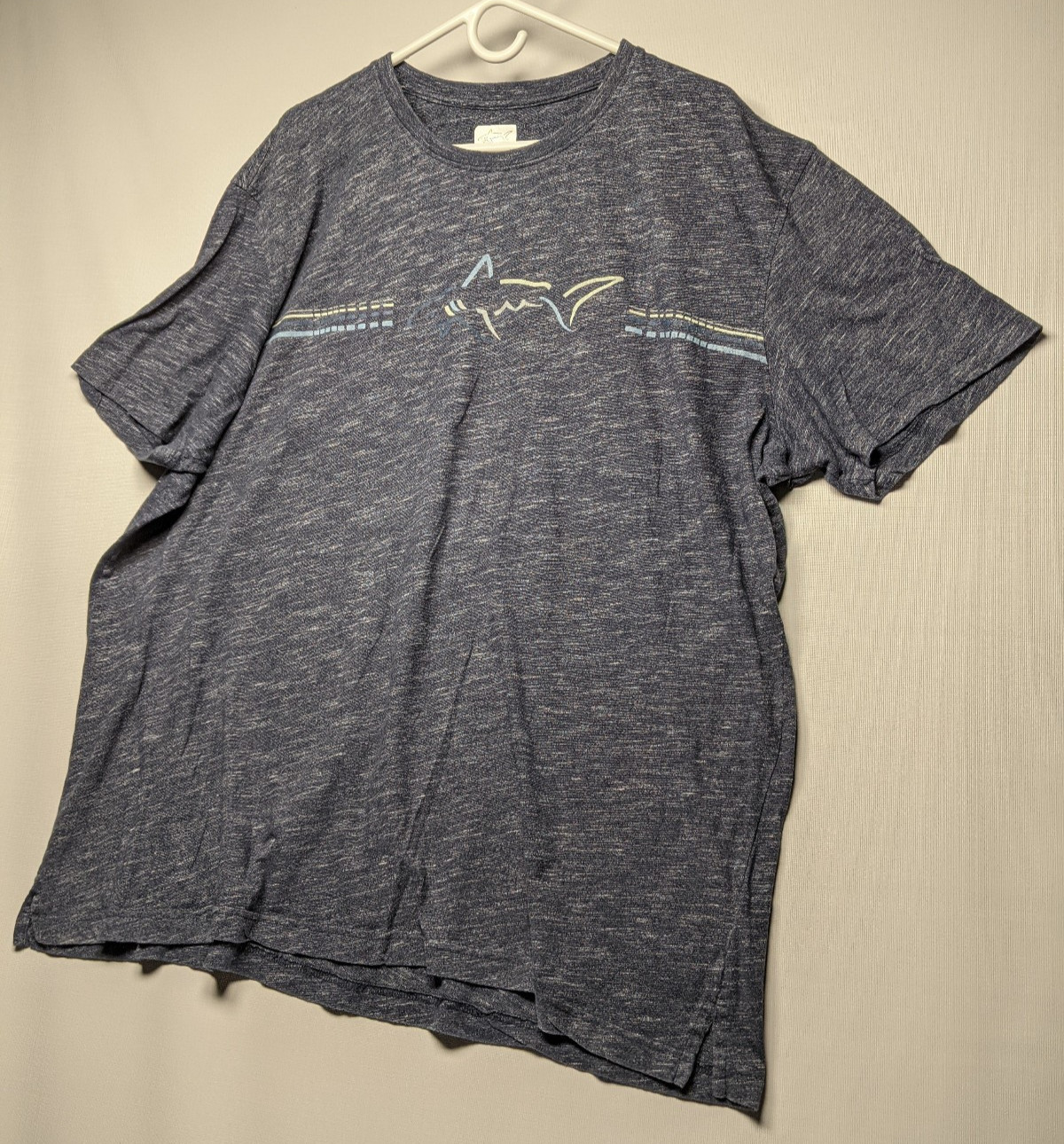 Greg Norman 3XL Men&rsquo;s XXXL Golf T-Shirt Grey Blue Cotton Polly Blend