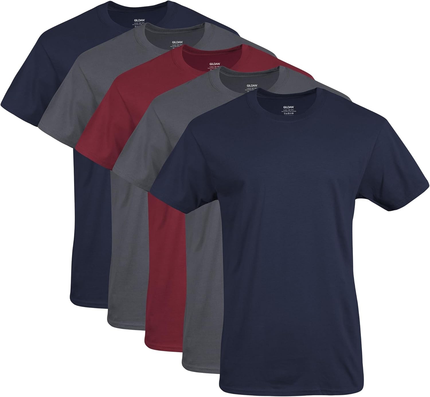 Men&rsquo;s Crew T-Shirts, Multipack, Style G1100
