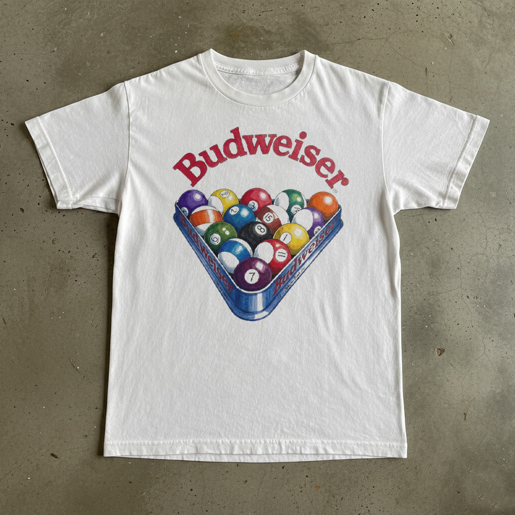 Vintage Budweiser Billiards Tee